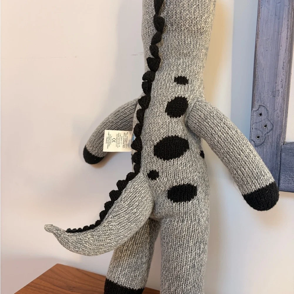 Blabla kids Maximus the Dinosaur stuffed animal - grey- regular size - Picture 4 of 4